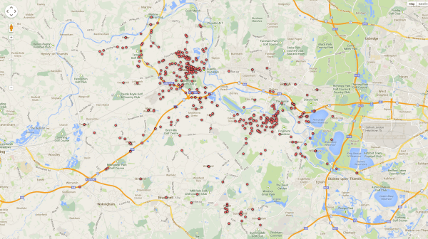 My failed attempt to map road accident data across Windsor and Maidenhead